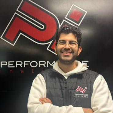 Performance Institute coach Ishan